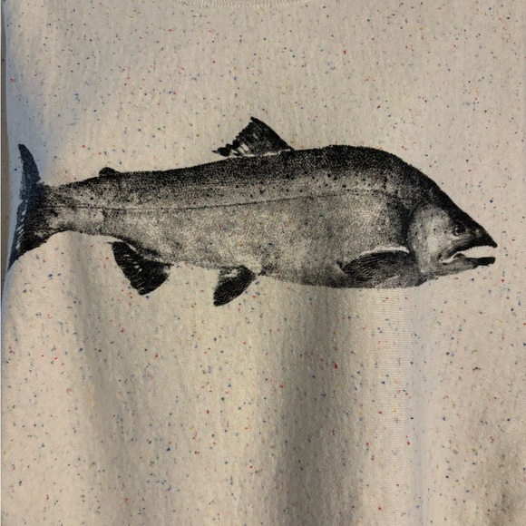 Unique fish print sweatshirt. EUC size xxl - Picture 4 of 7